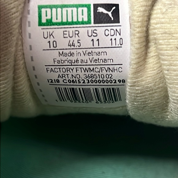 RHUDE x PUMA Cell Endura White Asparagus Size 11US - Picture 3 of 10